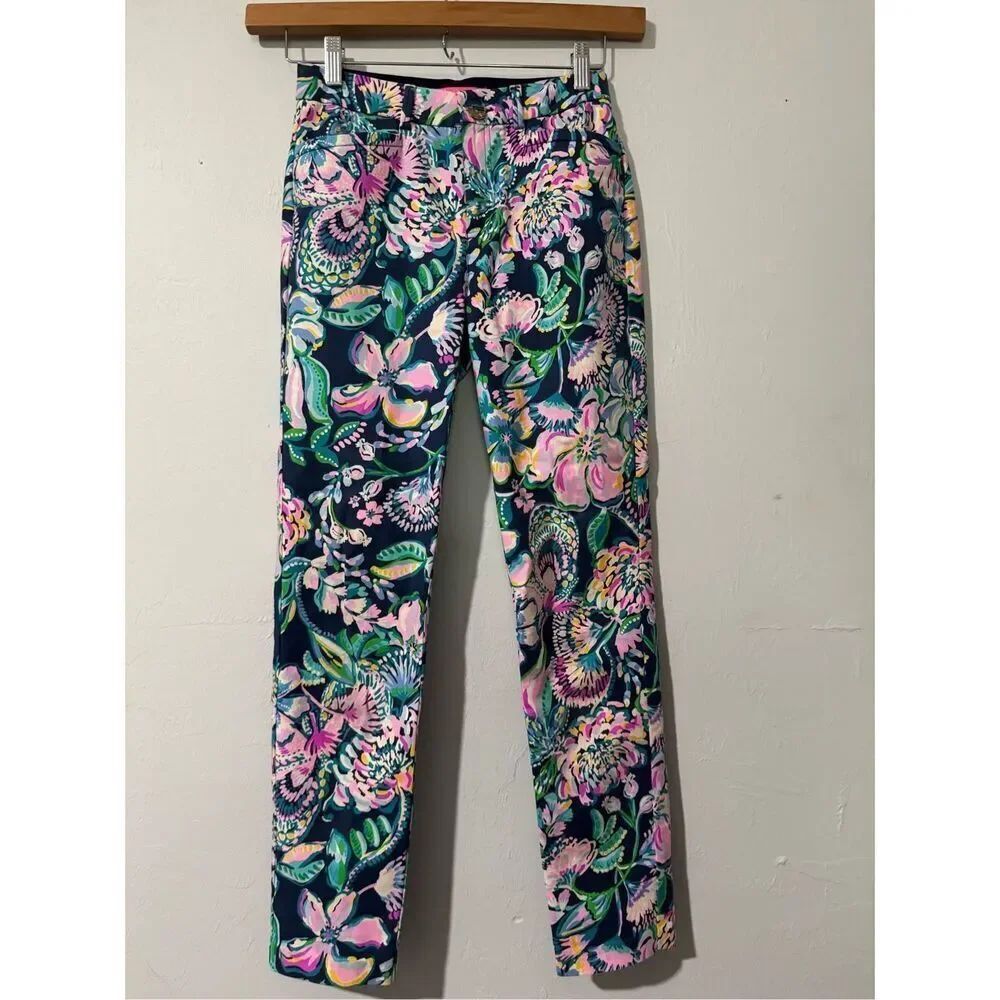 Lilly Pulitzer Kelly stretch pants size 0